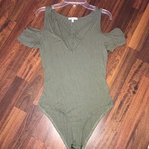 Cute Olive Green Body Suit !